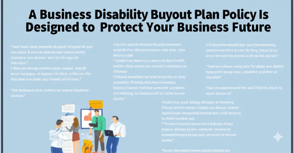 You are currently viewing A Business Disability Buyout Plan Policy Is Designed to Protect Your Business Future