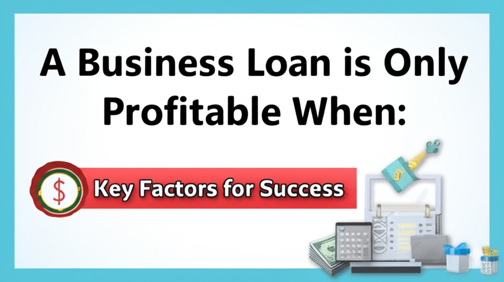You are currently viewing A Business Loan is Only Profitable When: Key Factors for Success