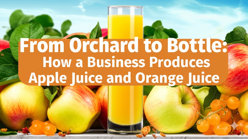 You are currently viewing From Orchard to Bottle: How a Business Produces Apple Juice and Orange Juice