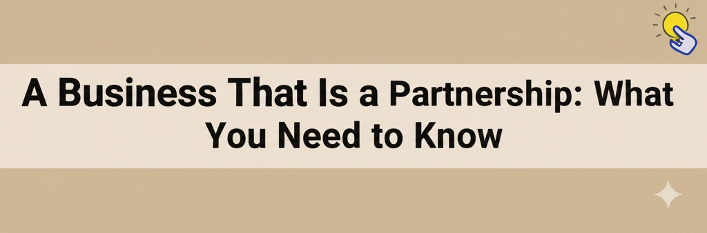 You are currently viewing A Business That Is a Partnership: What You Need to Know