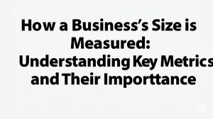 Read more about the article How a Business’s Size is Measured: Understanding Key Metrics and Their Importance