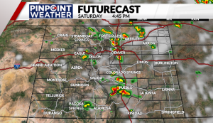 Read more about the article Scattered showers and storms Saturday, drying out Sunday and Monday