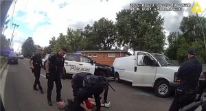 Read more about the article Suspect lights cigarette before pepper balls lead to arrest