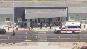 Read more about the article Firetruck, ambulances at Commerce City school after nearby gas line break