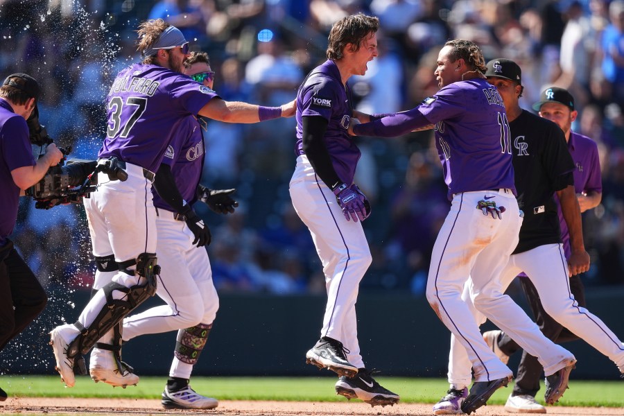 Read more about the article Mickey Moniak hits walk-off RBI triple to lift the lowly Rockies past the Cubs, 6-4