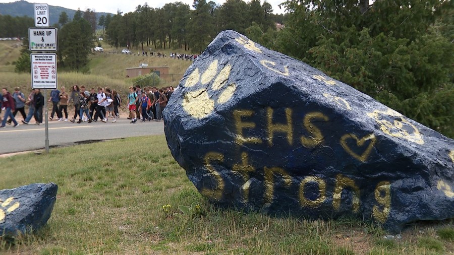 You are currently viewing Conifer High School students create joint protest alongside Evergreen High School students
