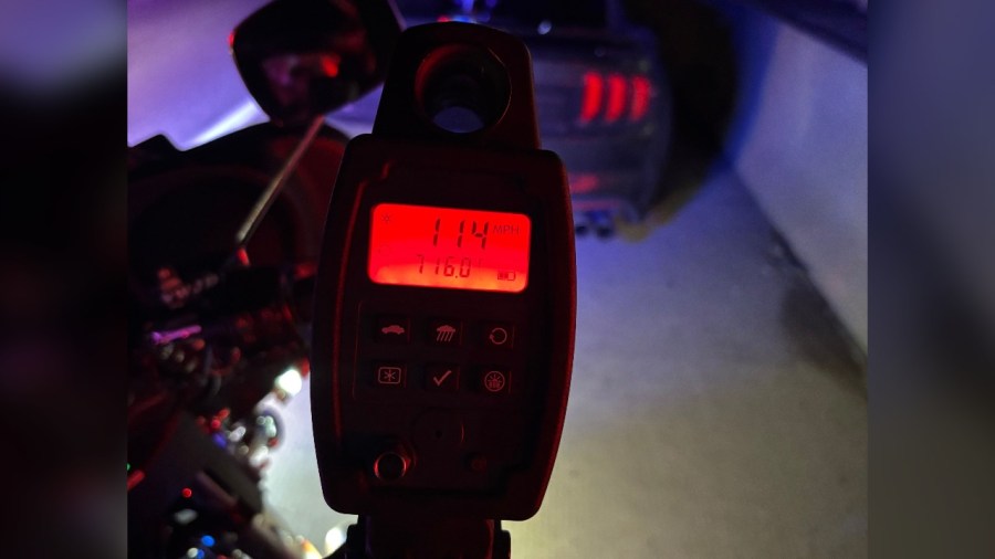 You are currently viewing Westminster police catch 2 speedsters, 1 going 124 mph