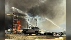 Read more about the article Entire building burnt north of Elizabeth