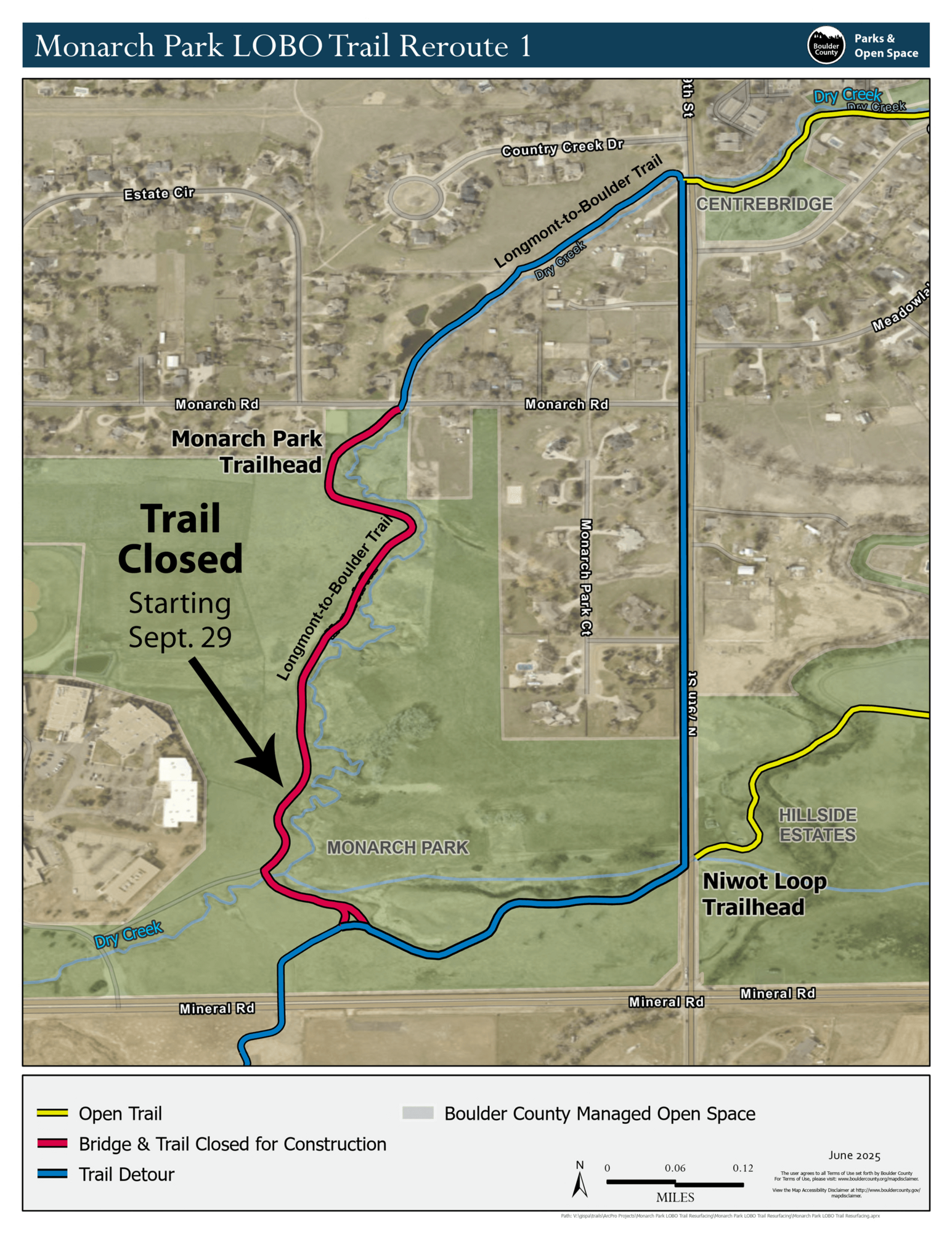 You are currently viewing Sections of Longmont-to-Boulder Regional Trail to close for resurfacing