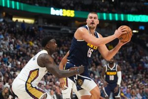 Read more about the article Nikola Jokic has 4th straight triple-double to start season as Nuggets rout Pelicans 122-88