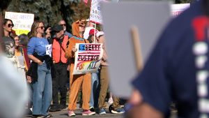 Read more about the article Crowds pour into streets across Colorado for 'No Kings' rally