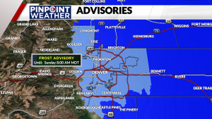 Read more about the article Denver weather: Frost Saturday evening with much warmer Sunday