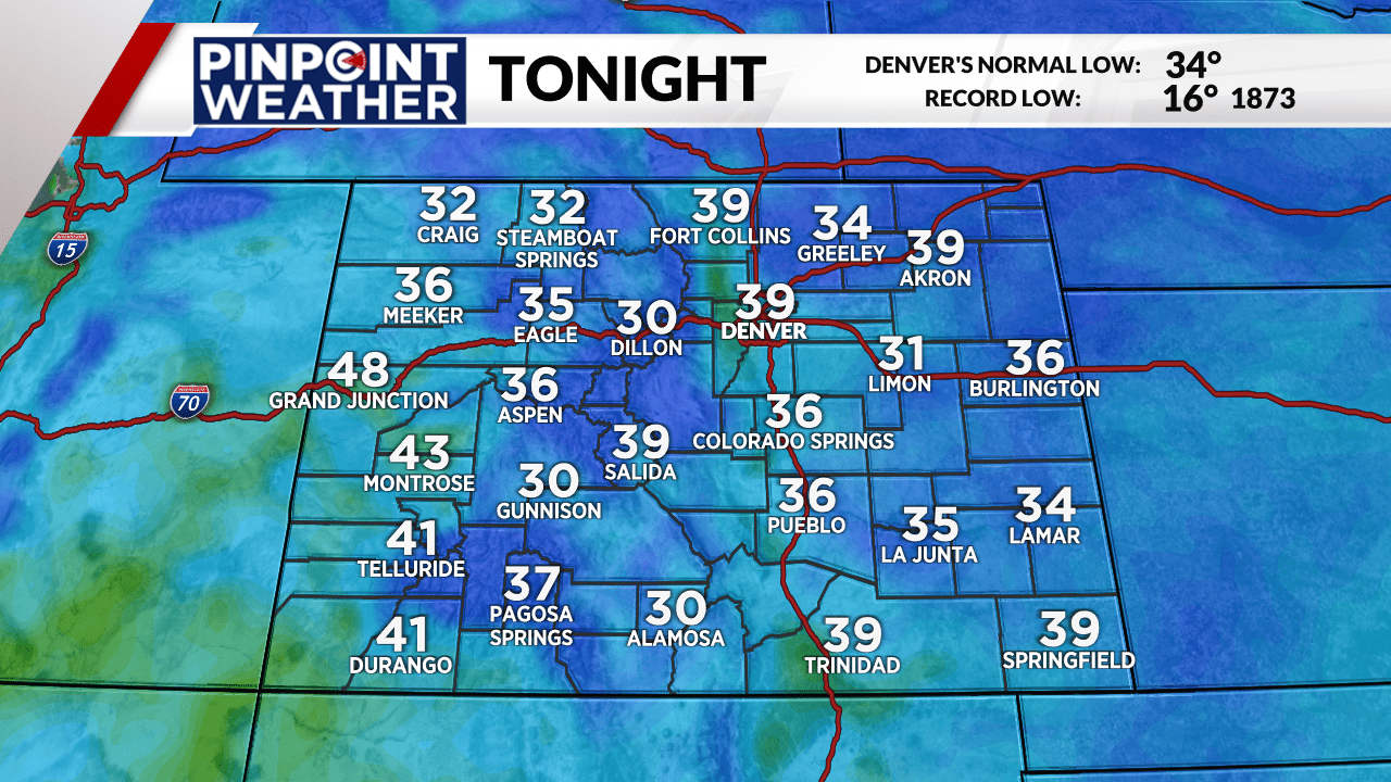 Read more about the article Denver weather: Shower chances and cooler temperatures to end the workweek