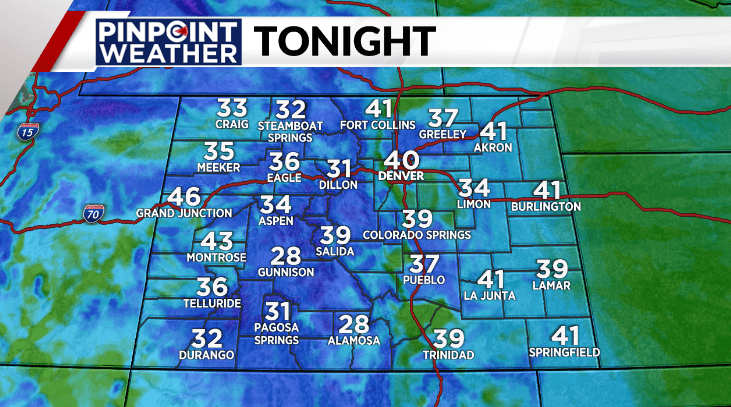 You are currently viewing Denver weather: Breezy start to the week