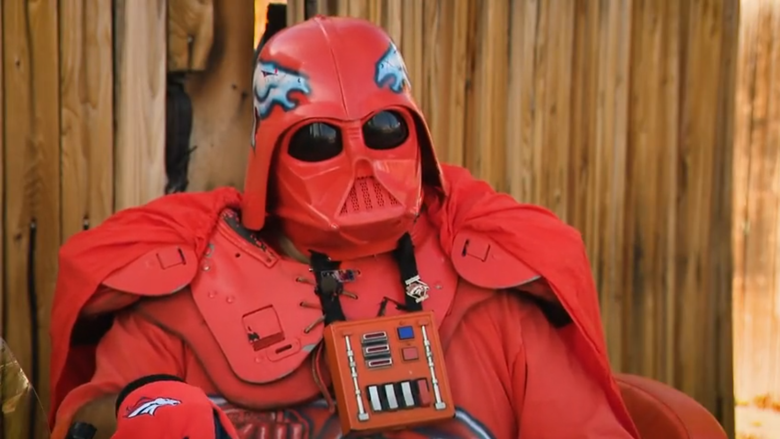 Read more about the article Broncos superfan 'Orange Vader' says he faces mounting pressure from security