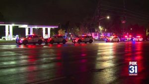 Read more about the article Denver officer among 3 shot, suspect dead after reports of armed gas station robbery