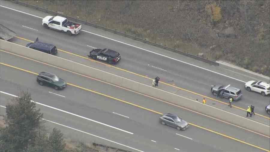 You are currently viewing Search underway for stolen shuttle bus that hit police vehicle on I-70, left scene: Sheriff's office