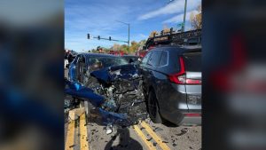 Read more about the article Santa Fe Drive closed due to large crash Saturday in Littleton